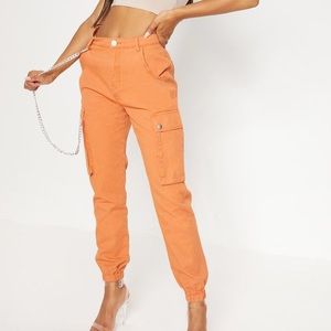 Tabacco Cargo Pocket Jeans